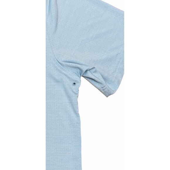 Walter Hagen Golf Polo Shirt Men XL Powder Blue Athletic Fit Stretch Performance - Picture 4 of 7